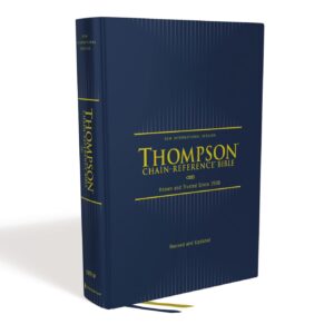 NIV, Thompson Chain-Reference Bible, Hardcover, Navy, Red Letter, Comfort Print
